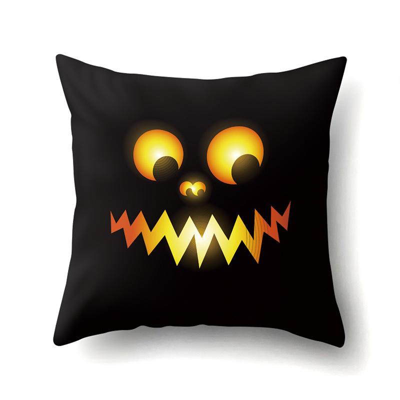 Halloween Pillowcase Car Waist Pillow Pumpkin Sofa Cushion Cover Office Home Living Room Pillowcase
