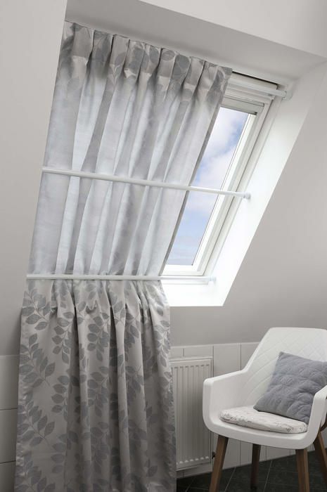 Tringle À Rideau - Gardinia - 23-4203 - Métal Blanc - 60-100 Cm - Montage Sans Perçage