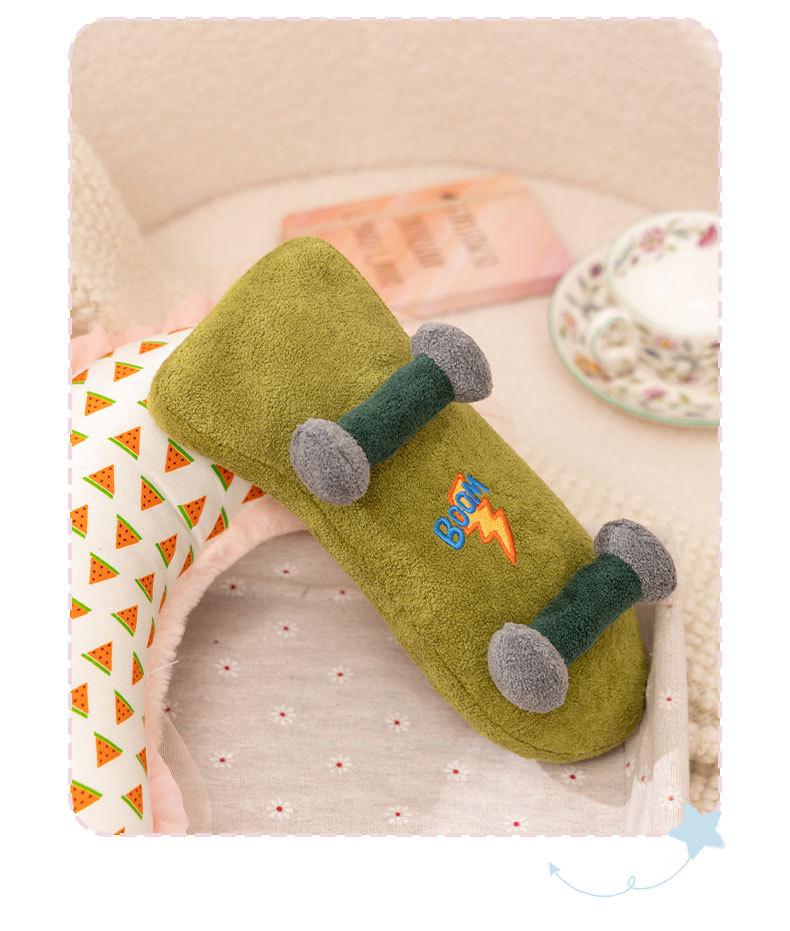 Cross-Border Fun Plush Game Console Handle Doll - Big Brother Skateboard & Beer Man Rag Doll