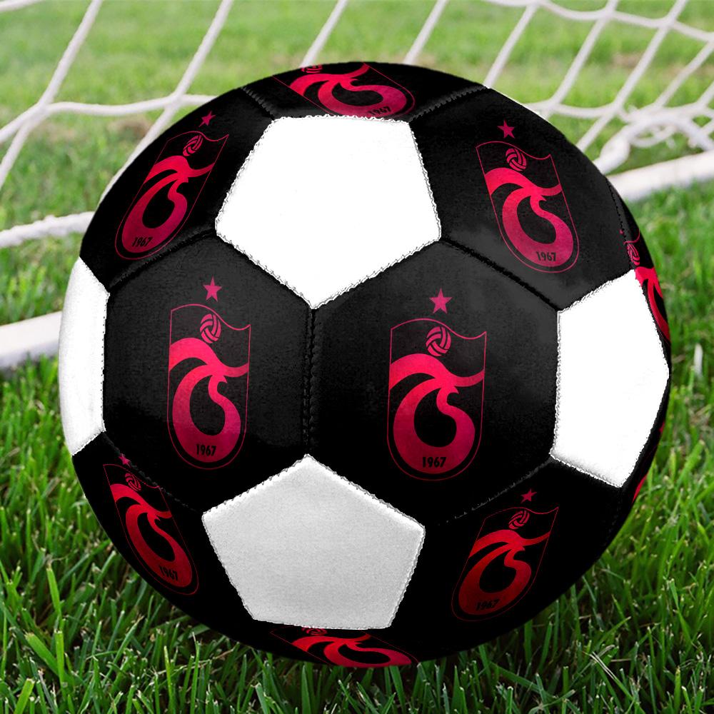 1 Stück Trabzonspor Größe 5 Fußball PrahaHallenfußball Bunt Alle Altersgruppen Maschinengenäht PVC Wettkampfbereit Langlebig Hoher Rückprall