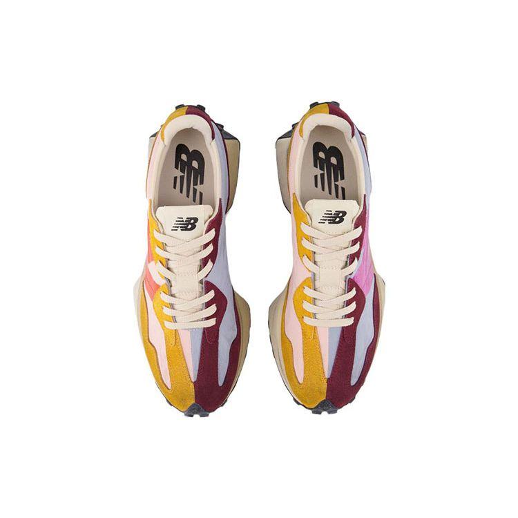 New Balance 327 Vintage Opotřebovaný Balíček - Zlatá Hodinka Prachově Modrá Unisex Tenisky Vícebarevné MS327VN