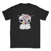 Hugging Cartoon Graphic Cotton T Shirt Crewneck Short Sleeve Tee