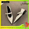 2025 New Autumn Women's Pointed Toe Mary Jane Shoes - Soft Leather, Versatile & Stylish