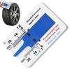 0-20mm Tire Tread Depth Gauge Portable Tread Gauge Tool Tread Gauge Tool Adjustable Tire Gauge Tire Tread Depth Gauge