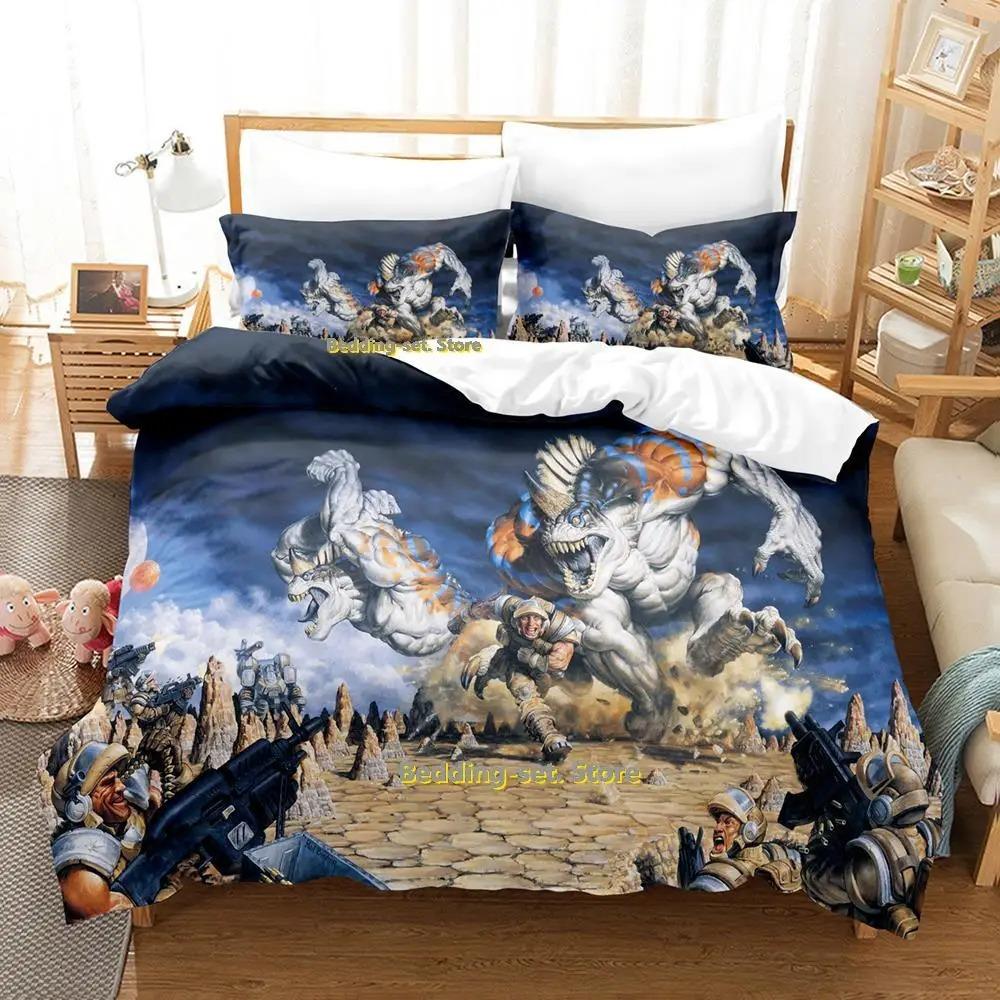 New Sci Fi Battle Bedding Set Single Twin Full Queen King Size Bed Set Adult Kid Bedroom Duvetcover Sets Anime parure de lit Bed