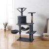 All-Season Cat Tree Tower with Hammock - Integrated Climbing Frame, Nest, and Shelf