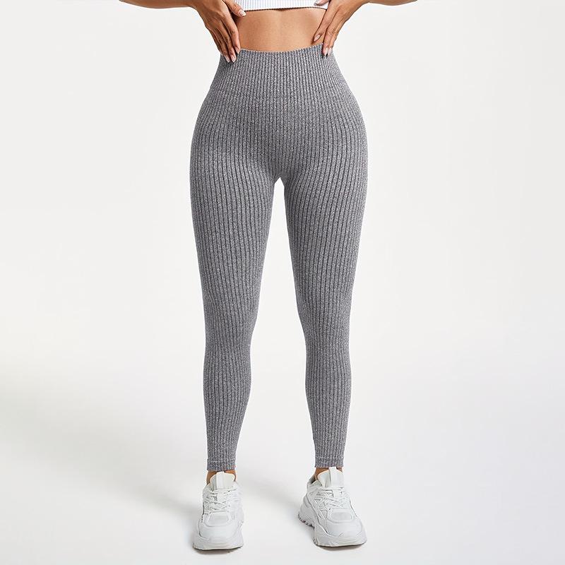 Women s High-Waisted Tummy Control Yoga Leggings with Peach-Lift Effect Large