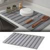 Diatomite Dish Drying Mat Quick Dry Kitchen Drying Pad Bath Mat Cup Drain Pad  Vegetable