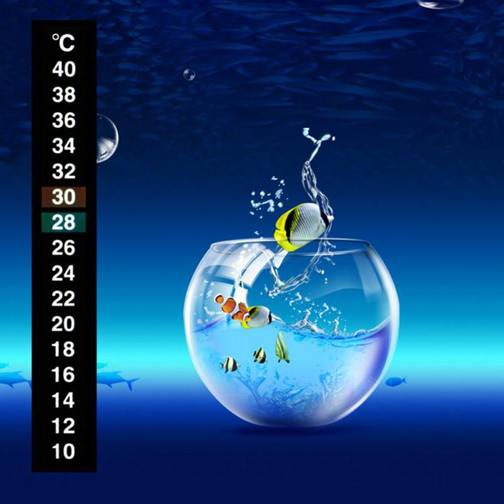 10-40 Celsius Degree Aquarium Thermometer Sticker Adhesive Sticker Aquarium Thermometer Sticker for Fish Tank & Aquarium China Mainland