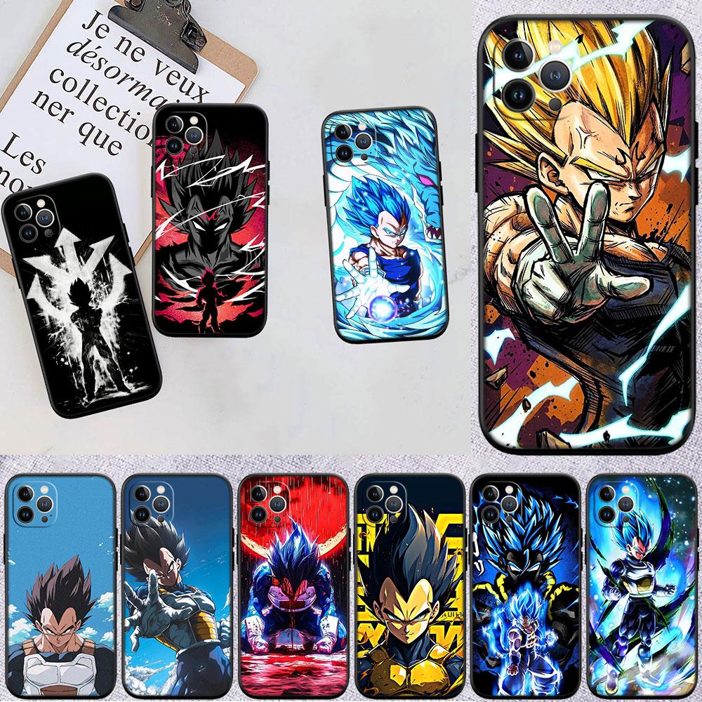LO39 Dragon Ball Vegeta Soft Shell Phone Case for Redmi Note 13 14 Pro+ Plus A3 A3X 13X 13C 13R 14S 14C 14R