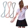 Silicone Fitness Resistance Band Anti-slip Figure 8 Exercise Elastic Strap 25/35Lbs Men