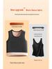 Men's Lambswool Fleece-Lined Vest, Thick Warmth for Autumn/Winter, Heat-Generating Cold-Proof Layer.