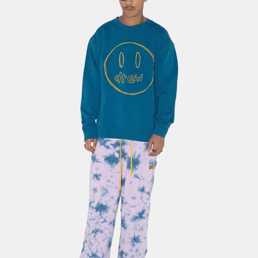 Drew House Sketch Mascot Crewneck 'Peacock' Men's DR-SS23-010