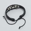 1pc Boys Soccer Decor Braided Detail PU Polyurethane Fashionable Bracelet For Gift