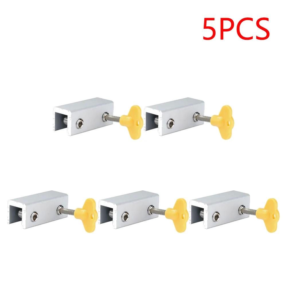 Aluminum Alloy Security Window Lock Stopper Sliding Window Anti-theft Lock Window Sliding Door Baby Kids Child Safety Doors Lock