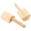 Kleigereedschap Houten Aardewerk Peddel met Handvat, Aardewerk Gereedschap Beeldhouwkussen Klei Peddel voor Aardewerk Keramische Klei Vormen