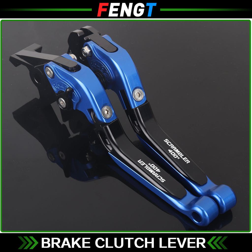 For Speed 400 Scrambler 400X Motorcycle Scrambler400x Speed400 CNC Adjustable Handle Brake Lever Extendable Clutch Levers