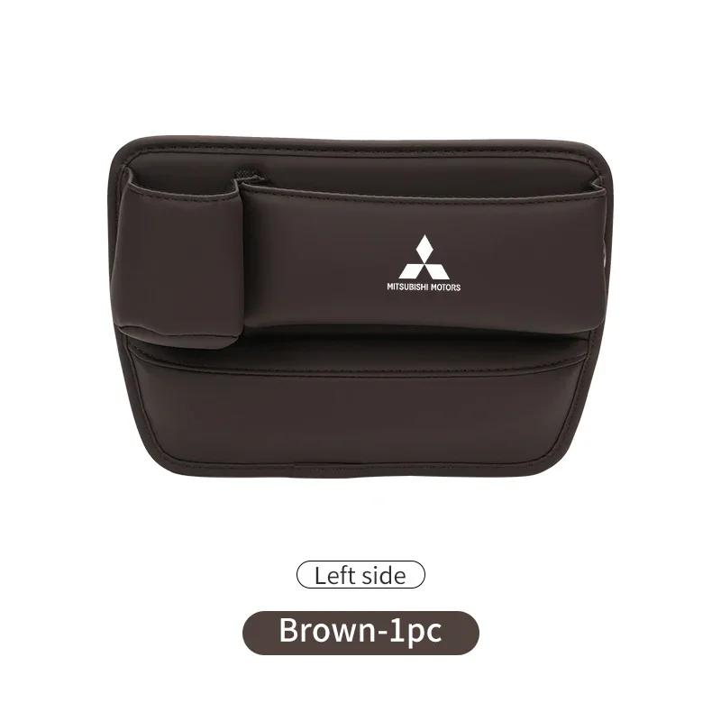 Car Seat Gap Storage Box Pocket Wallet Key Card Cup Phone Holder For Mitsubishi Outlander Lancer Eclipse Mirage Xpander Attrage