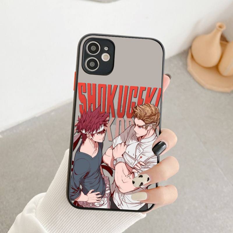 Soma Yukihira Food Wars Shokugeki no Soma Anime Phone Case for iPhone X XR XS 7 8 Plus 11 12 pro MAX Matte Shockproof shell