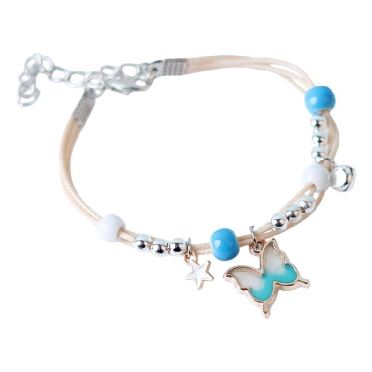 Butterfly Designs Bracelet Adjustable Handchain for Women Girls Stylish Jewelry Accessory for Friend Family