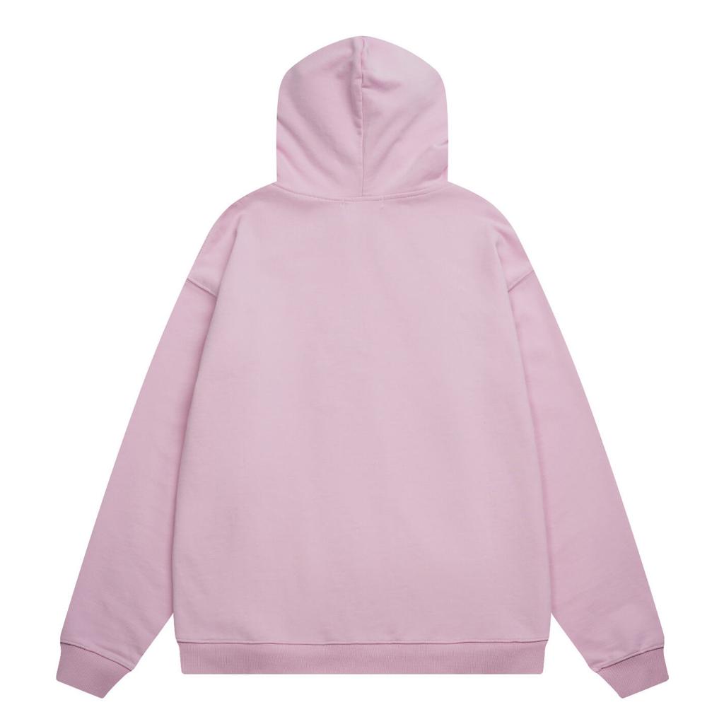 V125 Vale DREAM VALLEY Zip Up Hoodie Hot Stamping Pink Cardigan Sweatshirt
