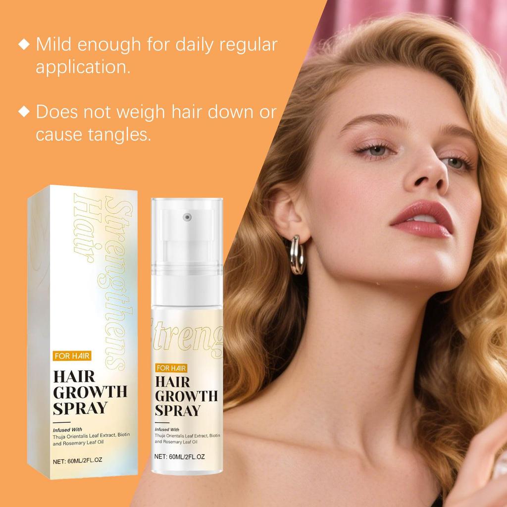 AMZ Scalp Hair Care Spray - Nourishing Scalp Moisturizing Care, Refreshing, Volumizing, Smooth Hair Care Moisturizing Spray