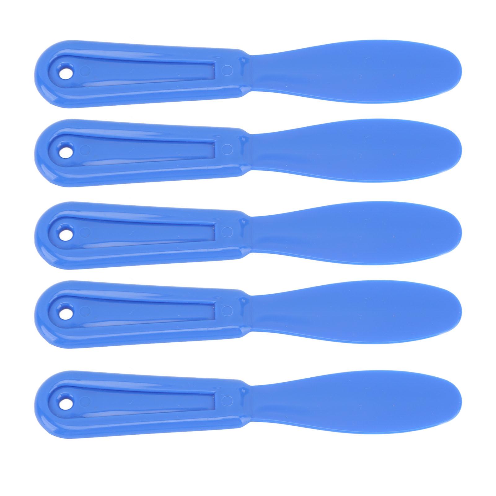 

5 шт. Пластикові гіпсові шпателі для стоматології, змішувальний ніж для альгінатних, відбиткових гіпсових матеріалів, темно-синій темно-синього кольору