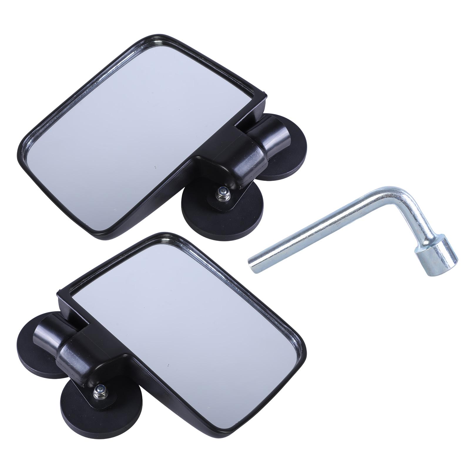

Strong Magnetic Side Mirrors Waterproof Rearview Mirror Golf Cart Side Mirrors Replacement Accessory Easy Installation 1