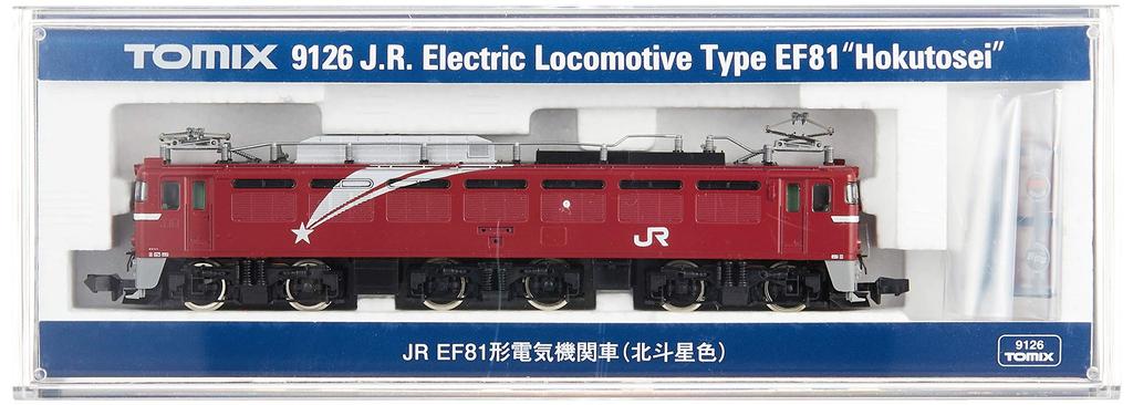 TOMIX N-Spur EF81 Hokutosei Farbe 9126 Modelleisenbahn Elektrolokomotive