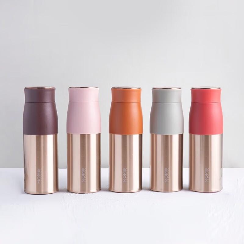 MOMOCONCEPT Portable Insulated Glass Tea Infuser Bottle