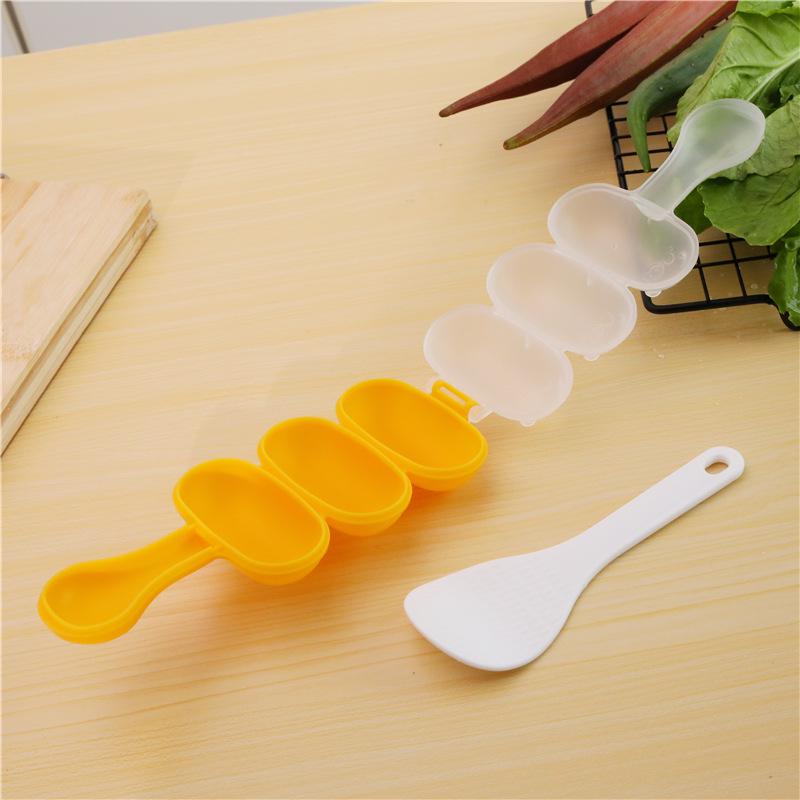 Shake Rice Ball, Children Shake Spherical Rice Ball Meatballs 3 Even Molds Sushi Balls, Shake Le Rice Ball Molds