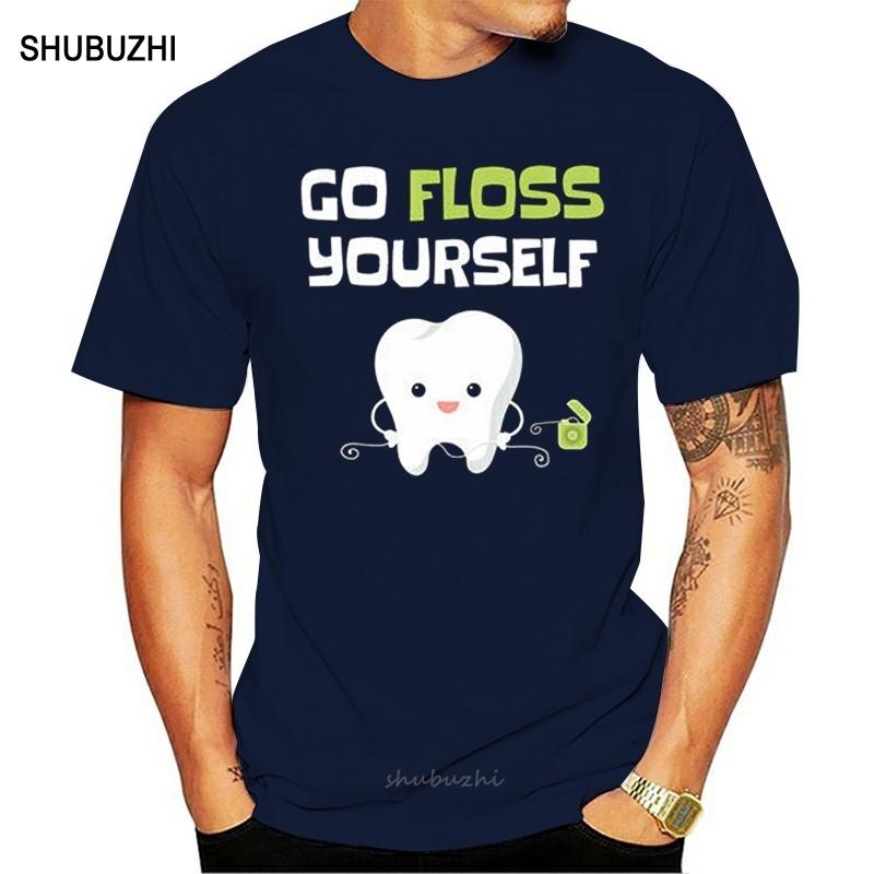 Go Floss Yourself Tshirt Dentist Shirt Dentist Gift Dental Hygienist Dental Trendy Streetwear Tee Shirt