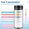 100Pcs Aquarium Test Strips 7 in 1 Fish Tank Test Kit with Test Tube Fast Accurate Aquarium Water Testing Strips for Carbonate