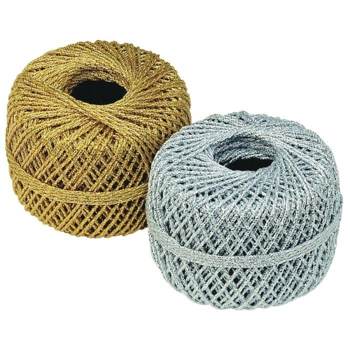 Cord, 0.8mm Ø, Gold, 20 M Ball