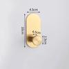 Durable Towel Holder Self-Adhesive No Drilling Bathroom Hook Stainless Steel Bathroom Organizer Kitchen Storage Rack