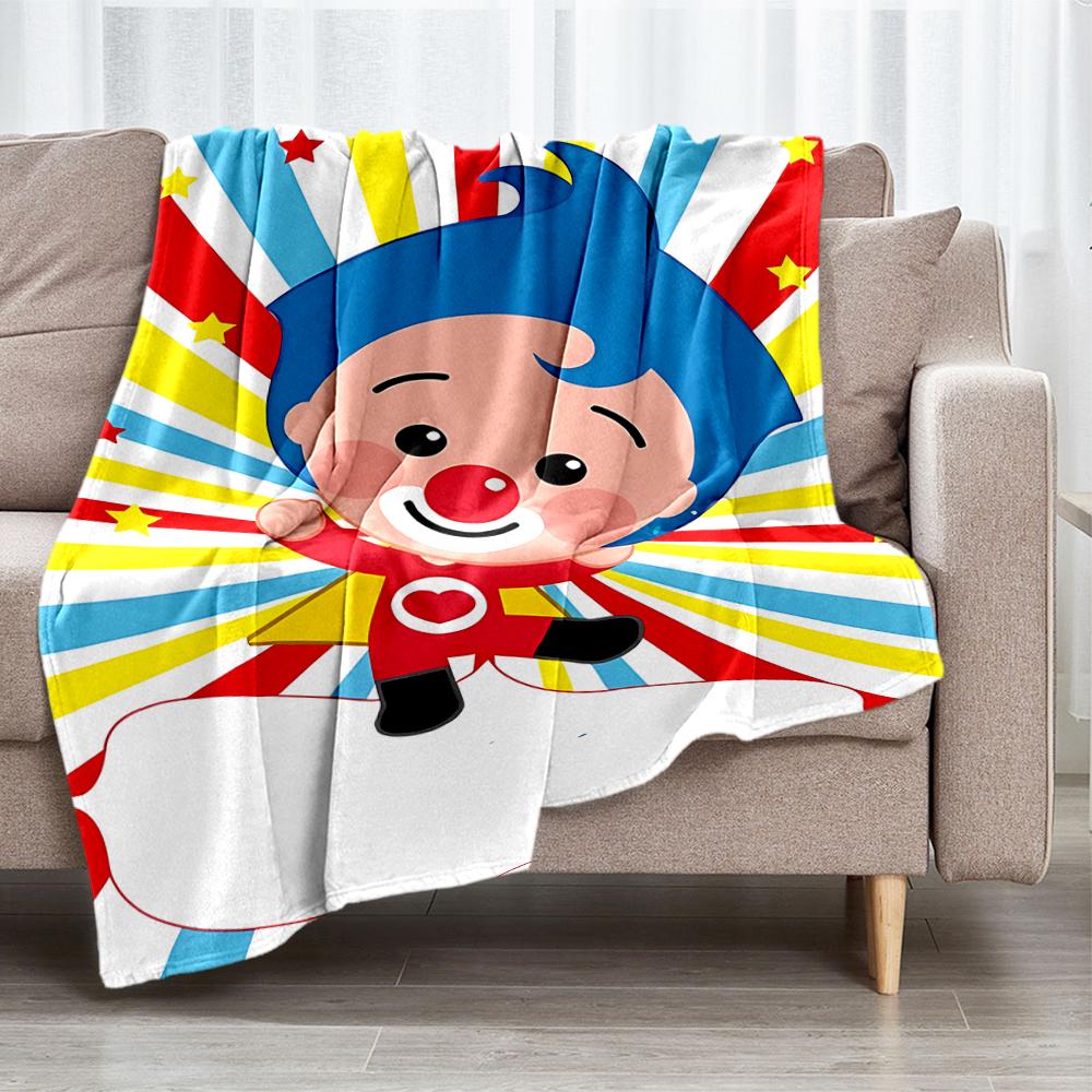 Plim Plim Theme Printed Blanket - Perfect for Couch, Bed, Travel & Outdoor Use | Machine Washable, Cozy & Durable.