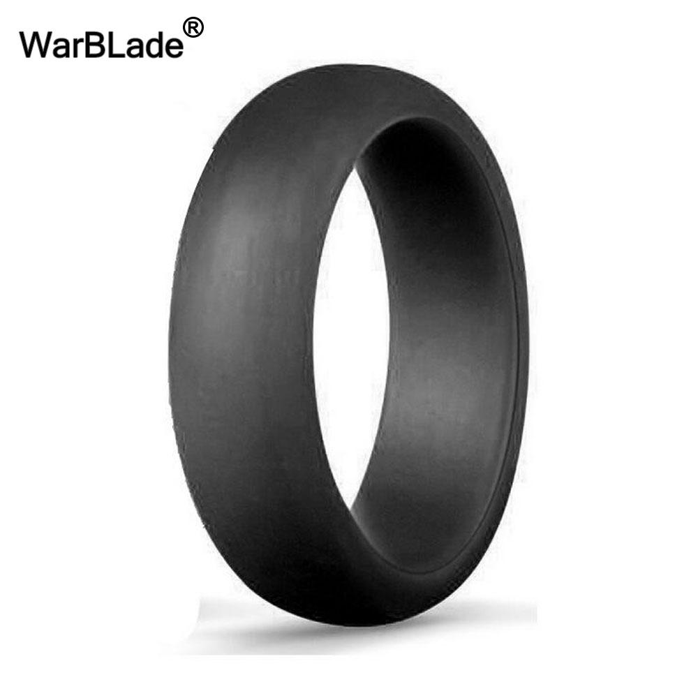 WarBLade 5.7mm Anelli in Silicone Alimentare FDA per Donne Matrimonio Elastici in Gomma Anello Dita in Silicone Flessibile Ipoallergenico
