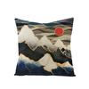 Home Decoration Supplies Landscape Painting Polyester Pillow Cover Home Geometric Abstract Sofa Cushion Cover