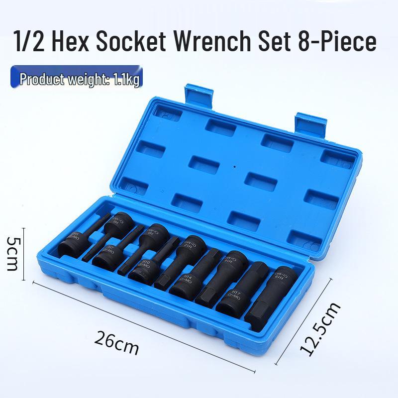 Multifunctional Pneumatic Impact Ratchet & Socket Wrench Set