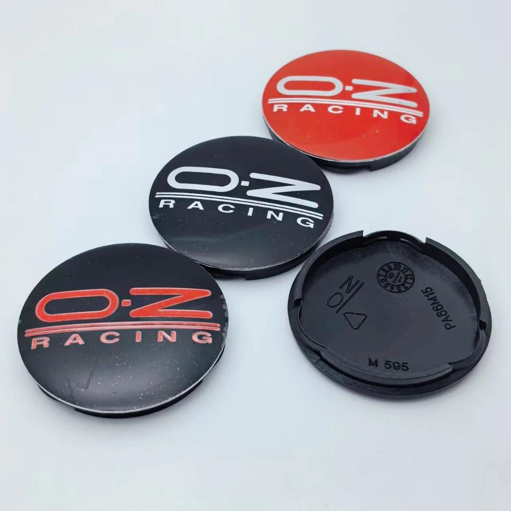 4pcs M595 OZ Racing Sport Logo Emblem Car Wheel Center Caps 62MM 58MM Wheel Hub Cap O.Z Badge Rim Hubcaps Cover Car Accessories