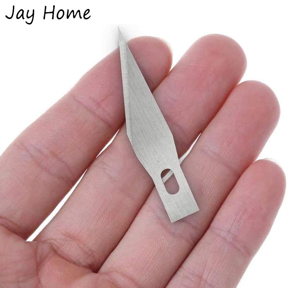 50Pcs Hobby Knife Blades #11 Precision Knife Replacement Blades Cutting Tool for Art Craft Scrapbooking Carving Knife Blades