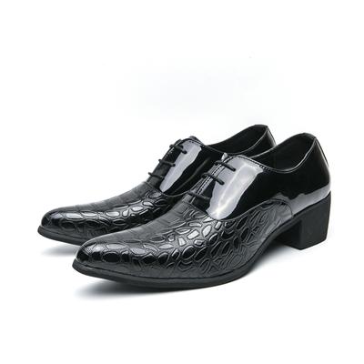 Fashion Large Size Men Casual Business Formal Leather Pointed Toe Shoes High Quality Patent Leather Casual Club Wedding Dress Shoes