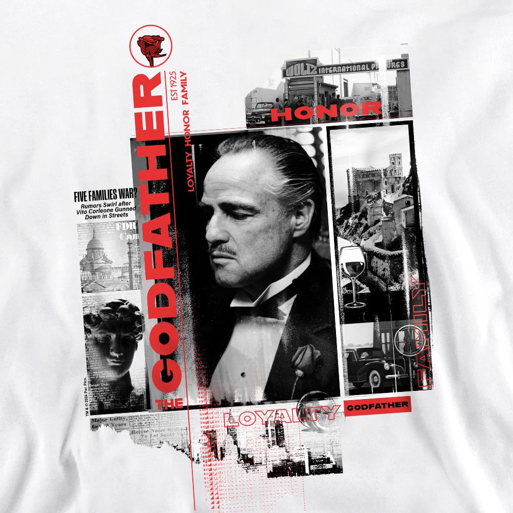 The Godfather Unisex Adult Don Vito Corleone Collage Sweatshirt