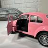 1:36 Alloy Pull-Back Beetle Car Toy - Double Door Trolley ModelCollectible Diecast Vehicle for Boys Kids (Durable Metal Body)