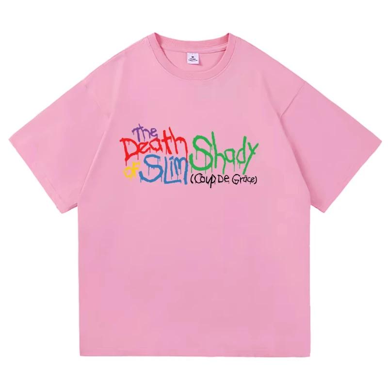 Eminem The Death of Slim Shady Renaissance T Shirt MenWomen Harajuku Hip Hop Tshirt Unisex High Quality Cotton Tees Shirts Tops