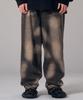 IDWS Balloon Wide Denim Pants Brown