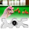 Transparent Acrylic Snooker Billiards Cue Rack Moosehead Heads Accessory for Nine Ball Club