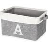 Personalized Gifts Storage Basket Fabric Storage Bins for Shelves, Monogrammed Gifts Storage Baskets for Organizing, Decorative Storage Baskets for