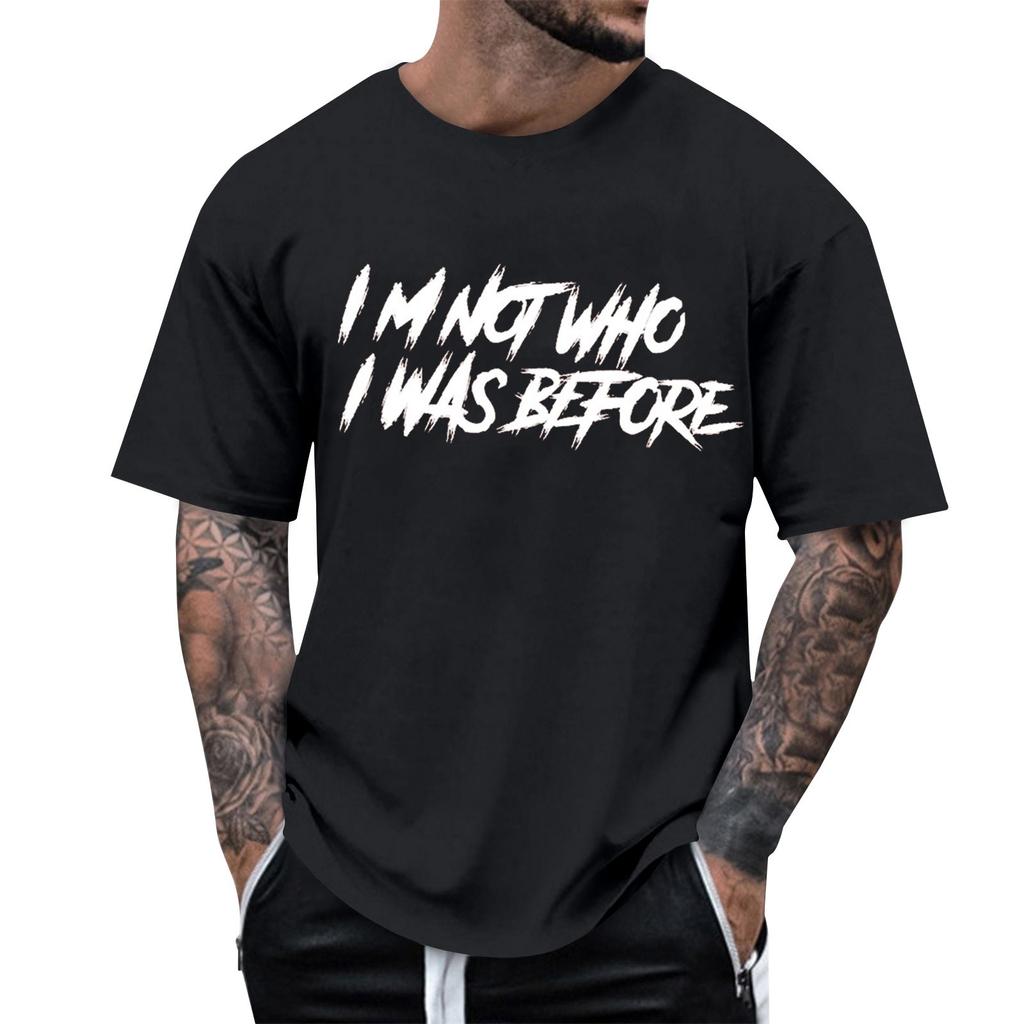 Unisex Loose Drop Sleeve Tops Unisex Casual Fashion Short Sleeve Tops