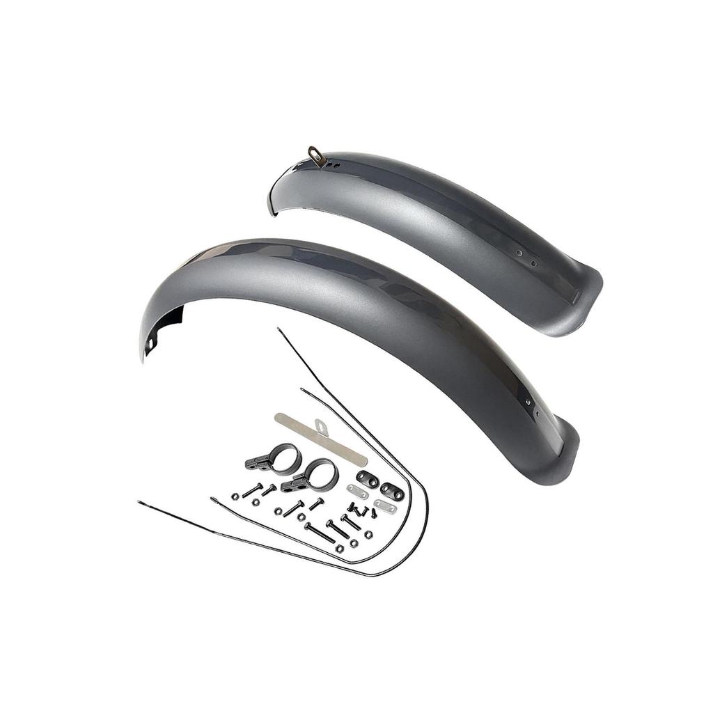 Blatníky na kolo 20" x4.0 Blatníky pro tlusté pneumatiky Sada blatníků Blatníky Pro BMX Skládací Sněžné E-kolo Jízdní kolo MTB Cyklistické příslušenství Černá